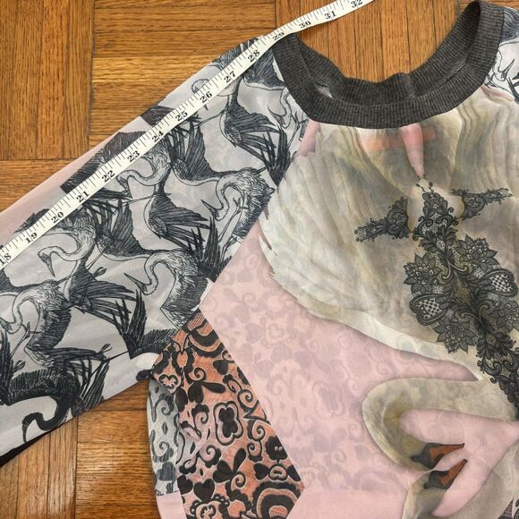 Vintage Clover Canyon USA Shear Blouse w/Long Sleeve Women’s - Picture 8 of 11